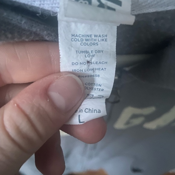 Blue 84 grey MARGATE zip up sweatshirt - Picture 3 of 5